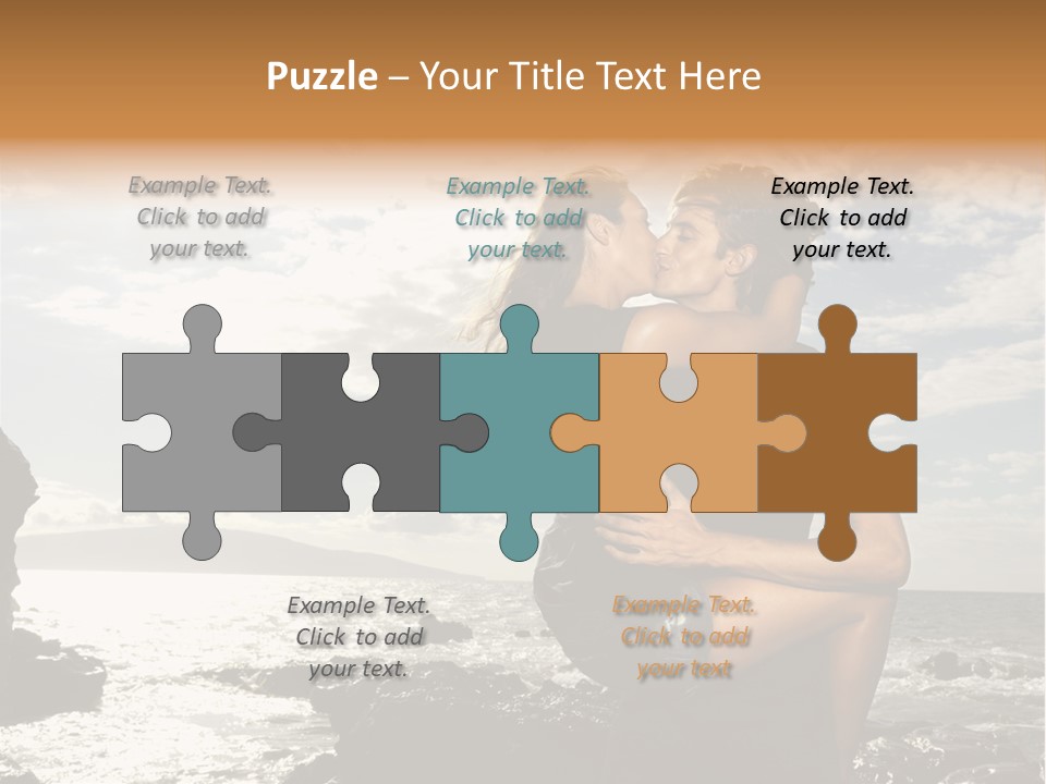 Love Kiss PowerPoint Template