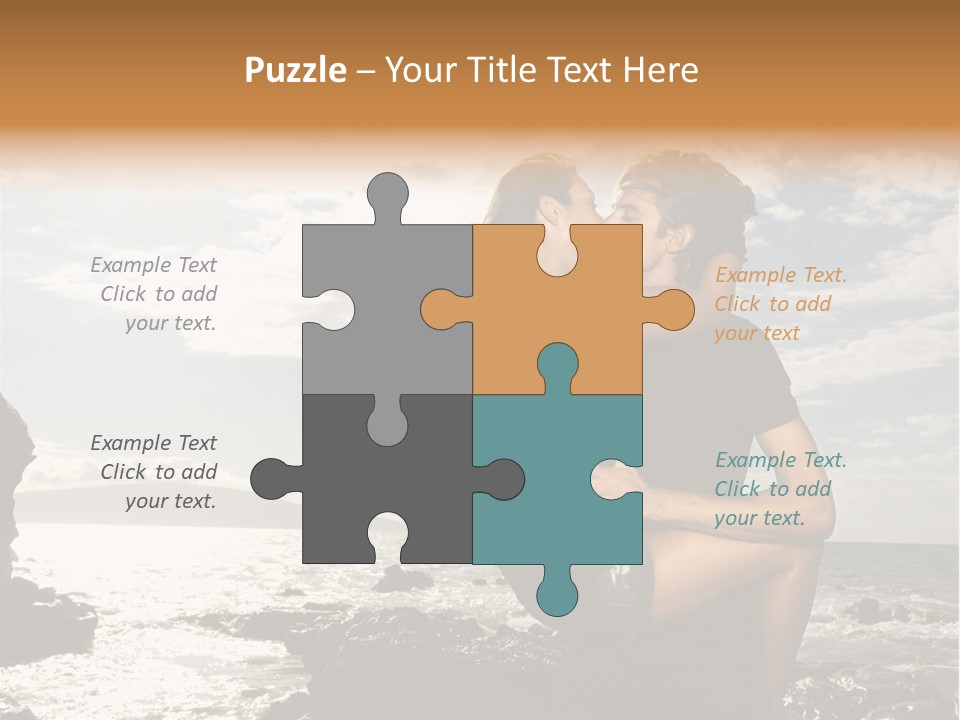 Love Kiss PowerPoint Template