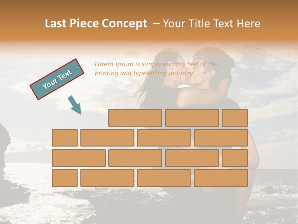 Love Kiss PowerPoint Template