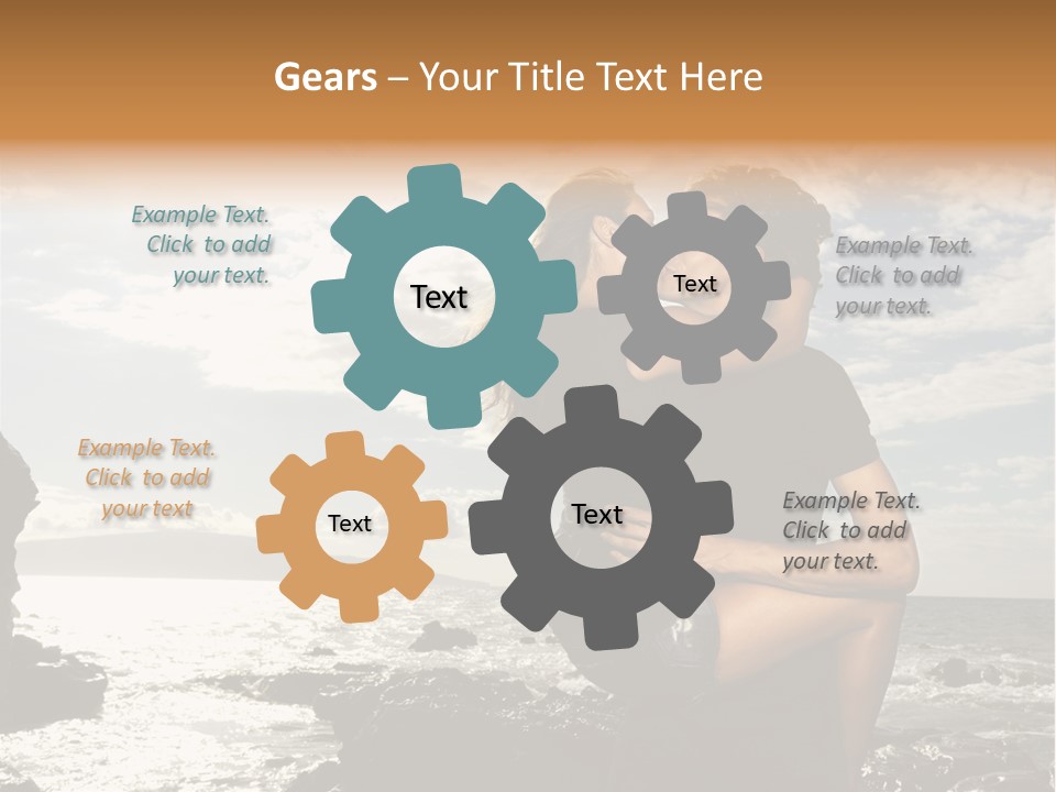 Love Kiss PowerPoint Template