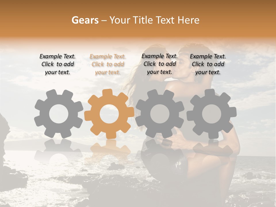 Love Kiss PowerPoint Template