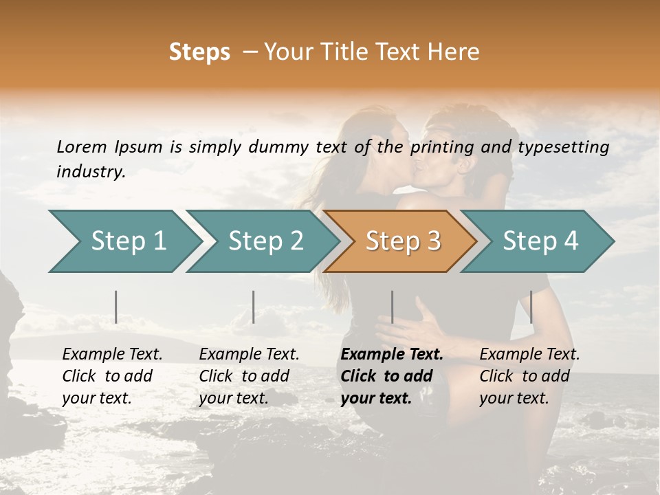 Love Kiss PowerPoint Template