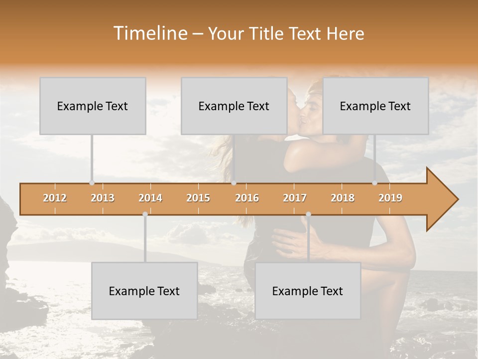 Love Kiss PowerPoint Template