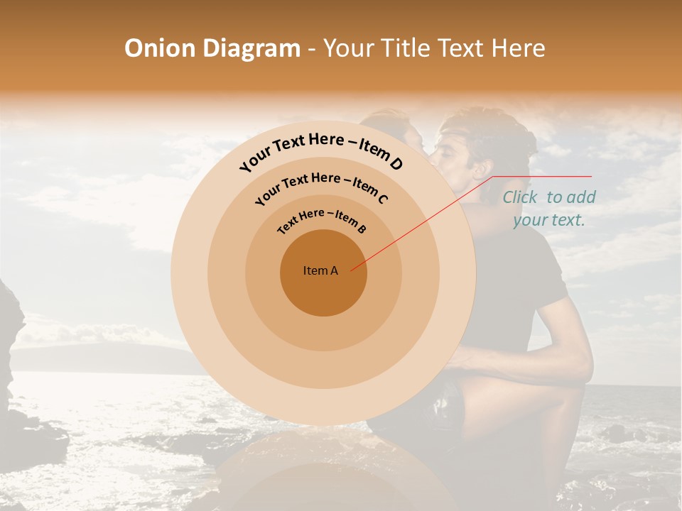 Love Kiss PowerPoint Template