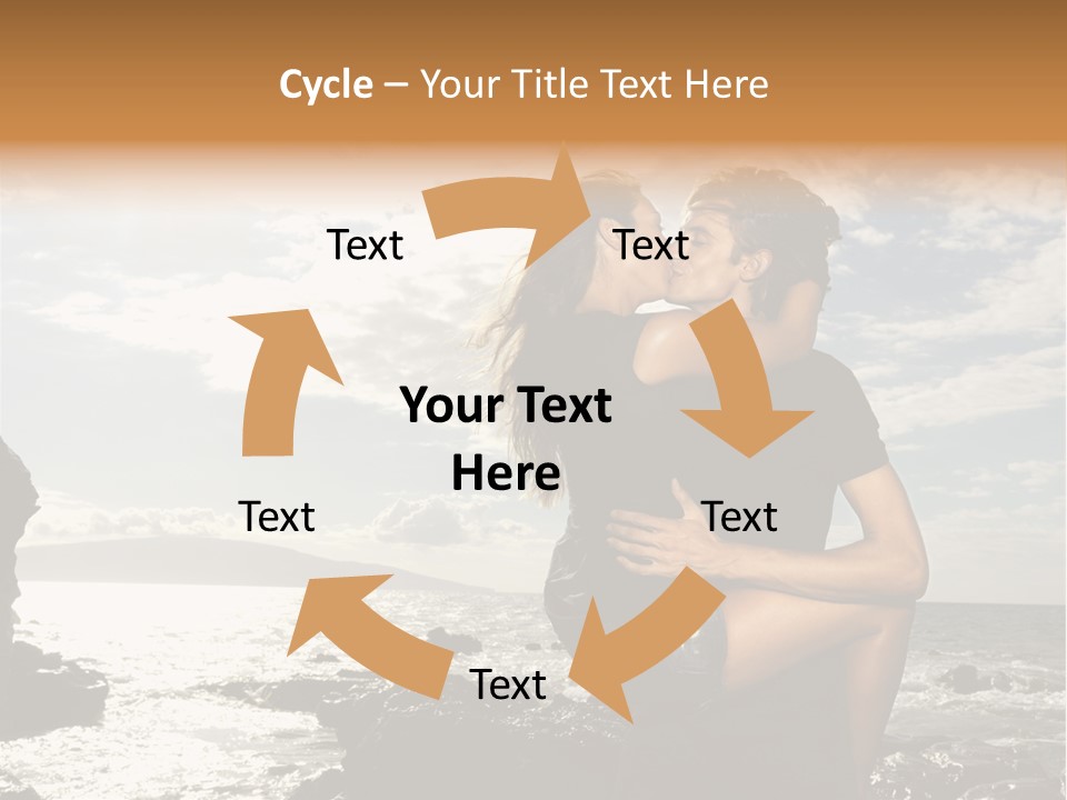 Love Kiss PowerPoint Template