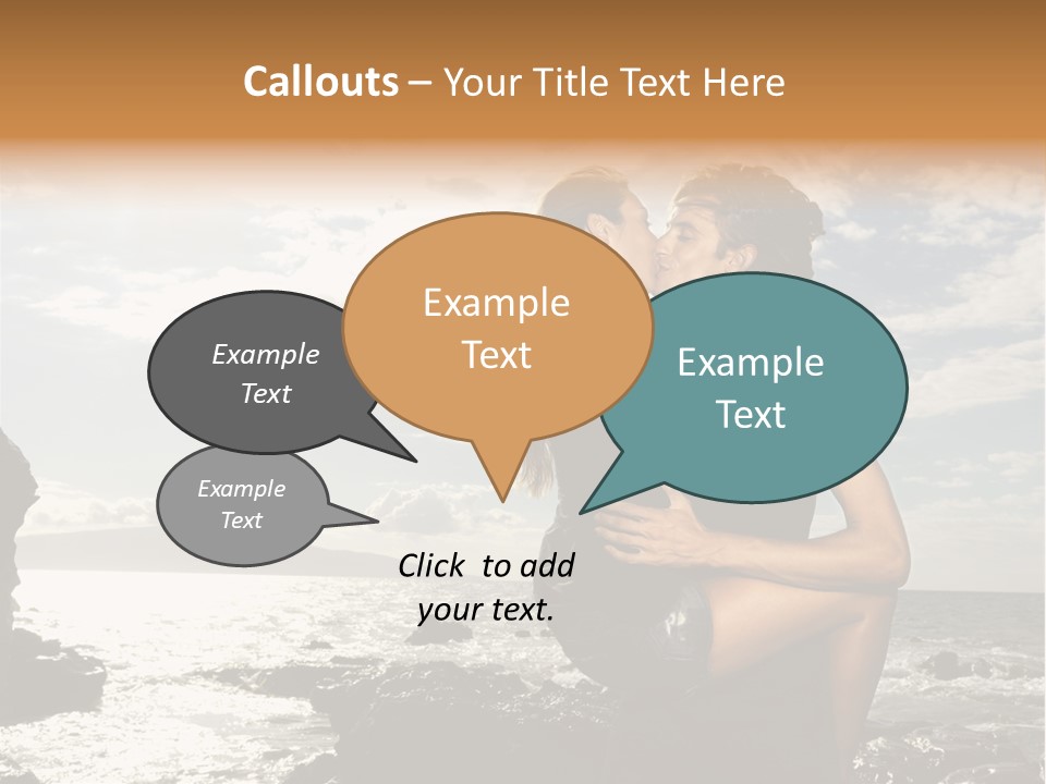 Love Kiss PowerPoint Template