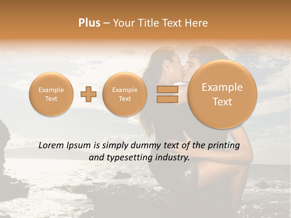 Love Kiss PowerPoint Template