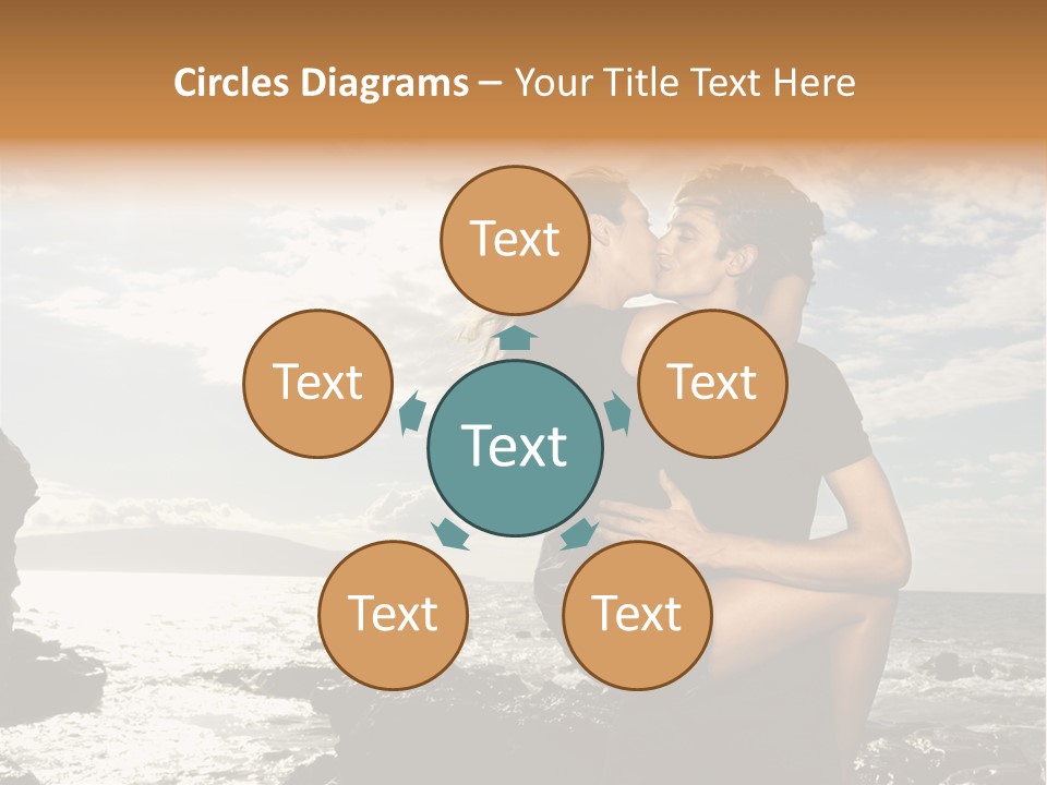 Love Kiss PowerPoint Template