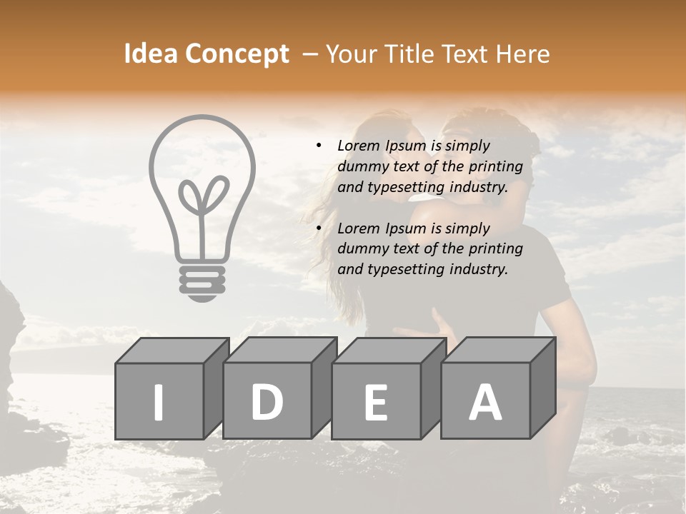 Love Kiss PowerPoint Template