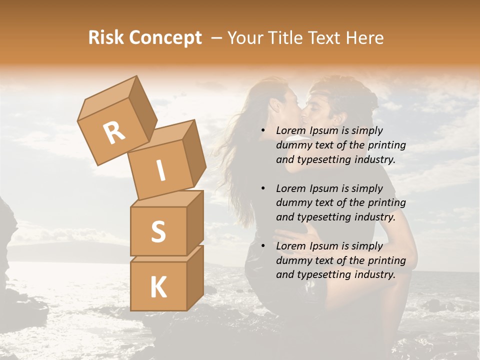 Love Kiss PowerPoint Template