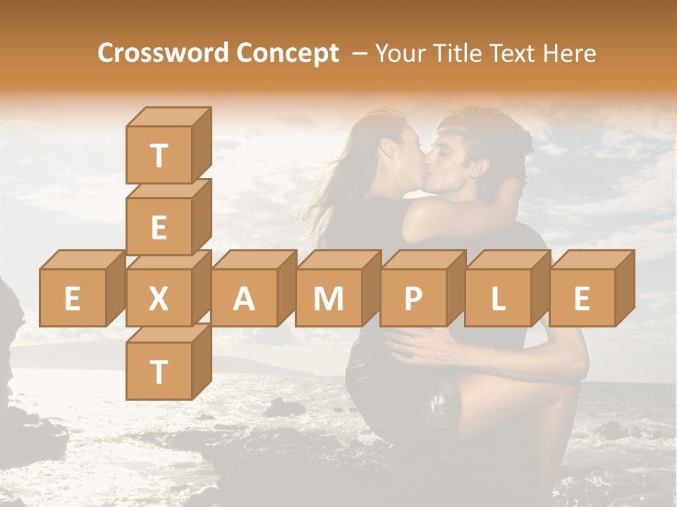 Love Kiss PowerPoint Template