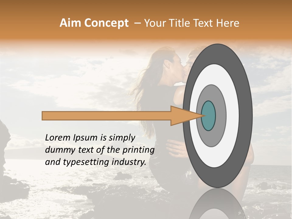 Love Kiss PowerPoint Template