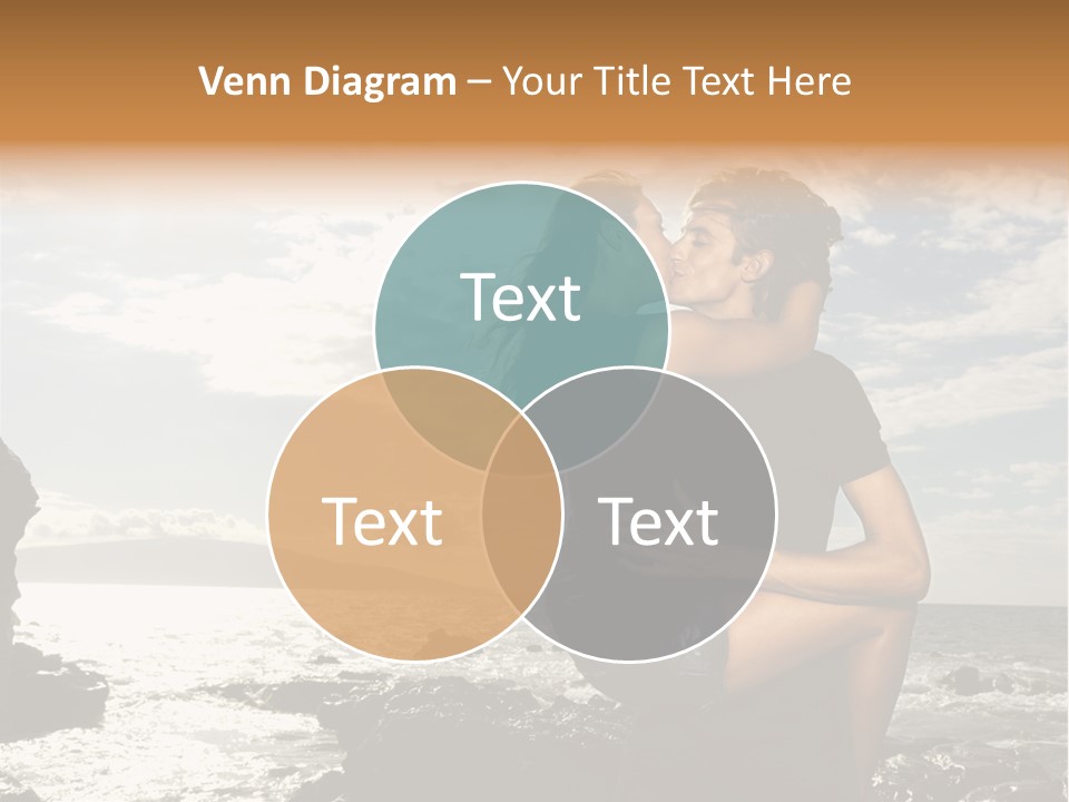 Love Kiss PowerPoint Template