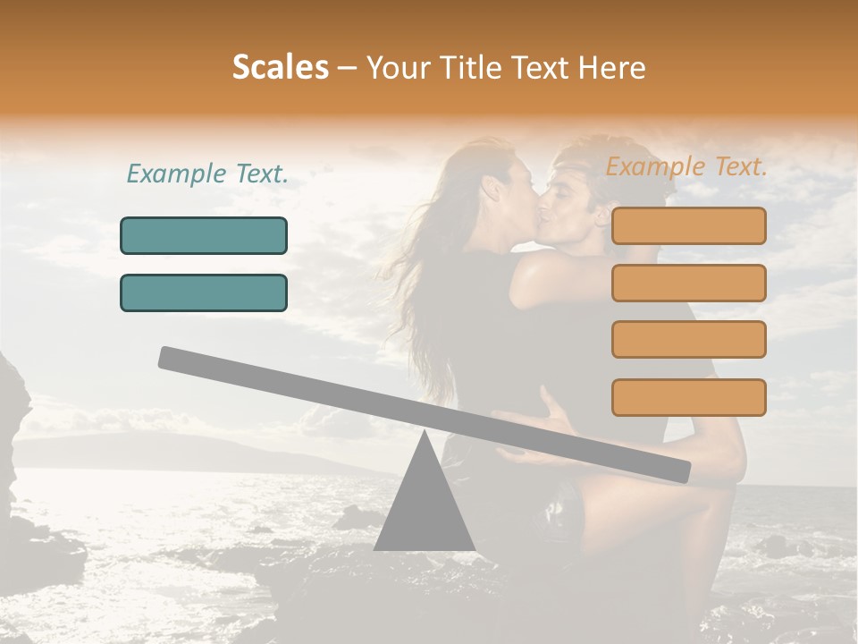 Love Kiss PowerPoint Template