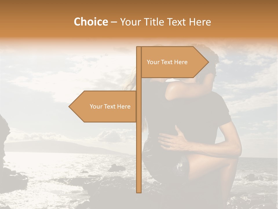 Love Kiss PowerPoint Template