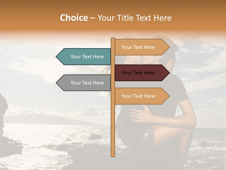 Love Kiss PowerPoint Template