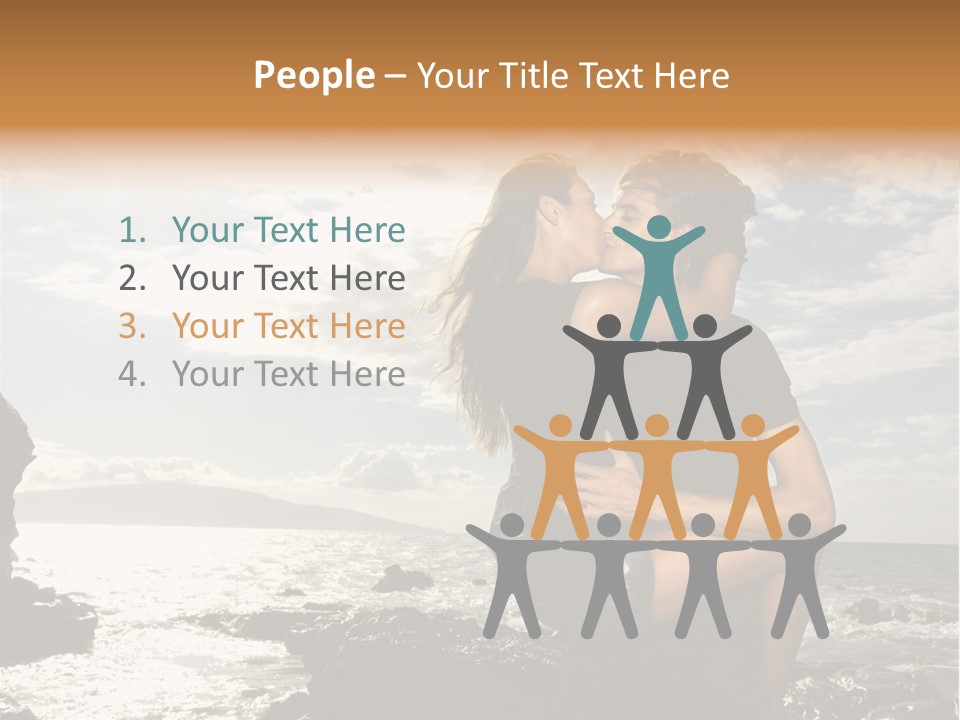 Love Kiss PowerPoint Template
