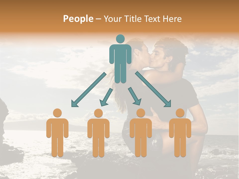 Love Kiss PowerPoint Template