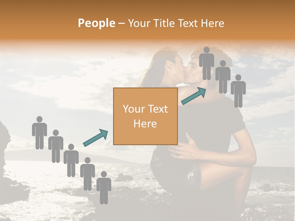 Love Kiss PowerPoint Template