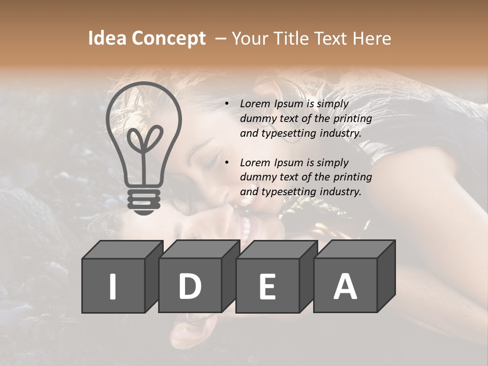 Twenties Love Erotic PowerPoint Template