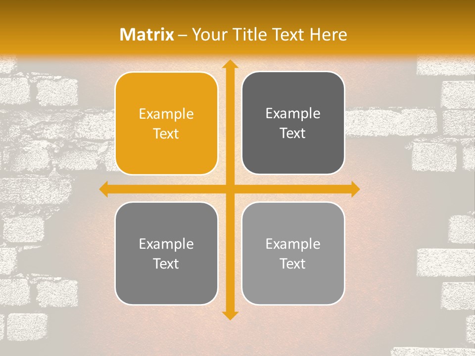 Broken Brick Wall PowerPoint Template