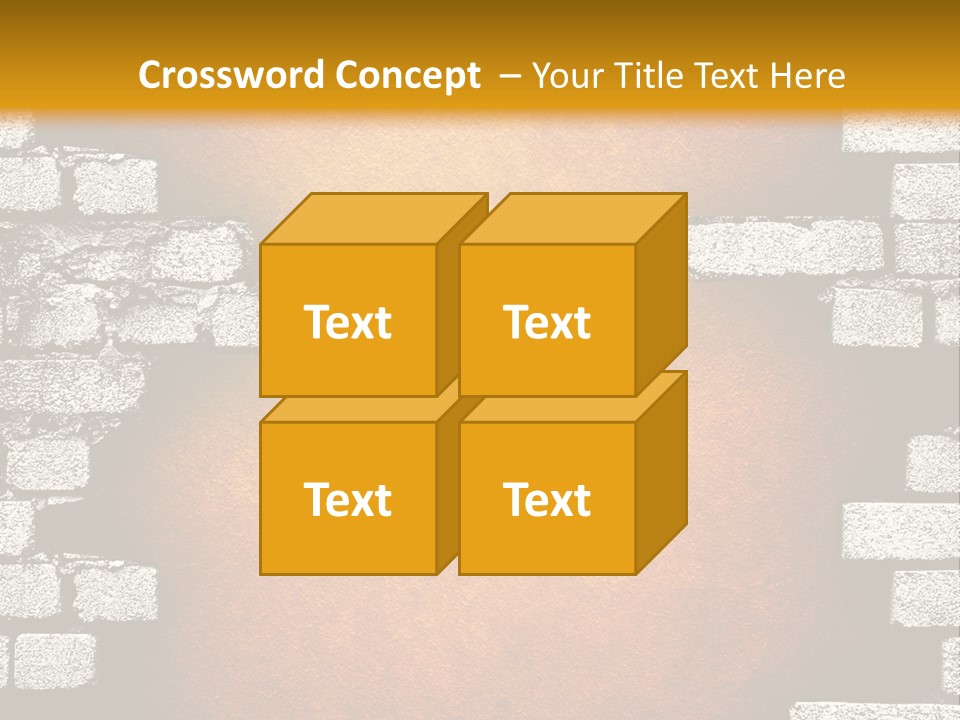Broken Brick Wall PowerPoint Template