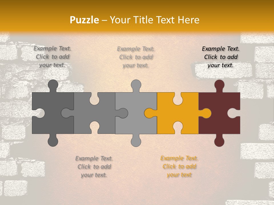 Broken Brick Wall PowerPoint Template