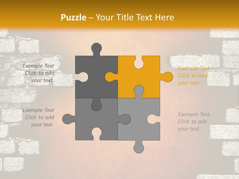Broken Brick Wall PowerPoint Template