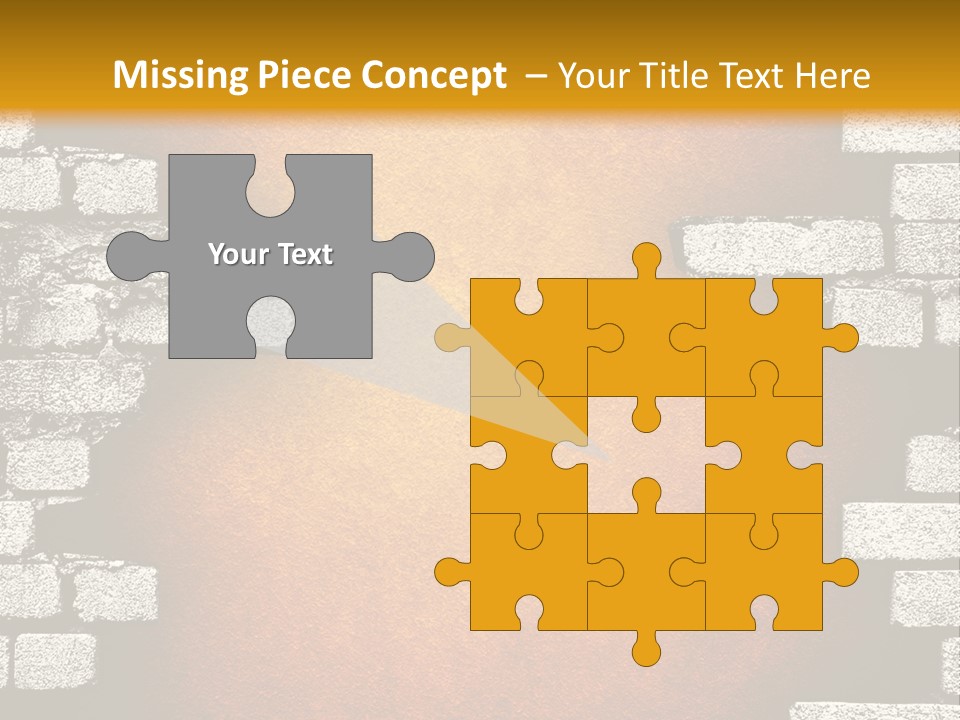 Broken Brick Wall PowerPoint Template