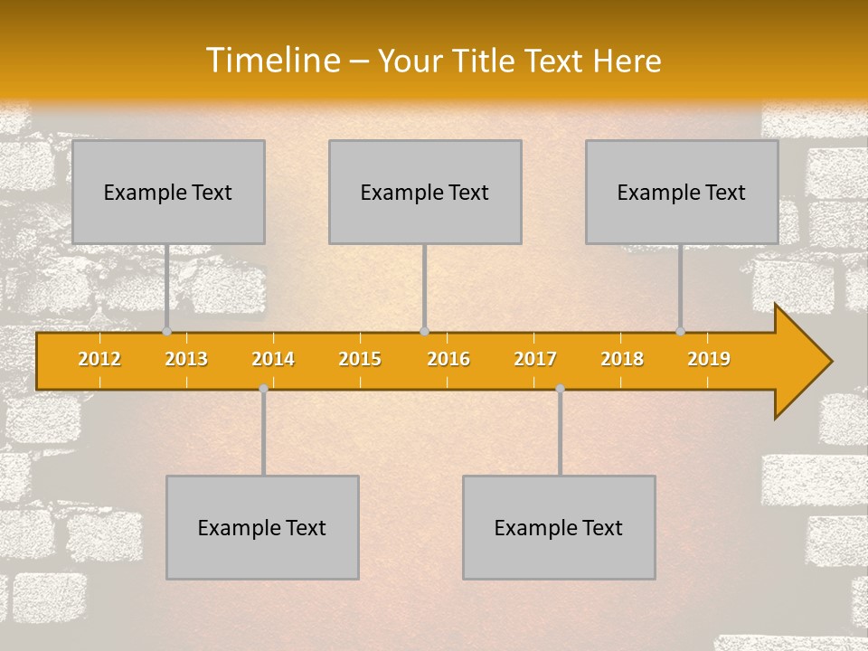 Broken Brick Wall PowerPoint Template