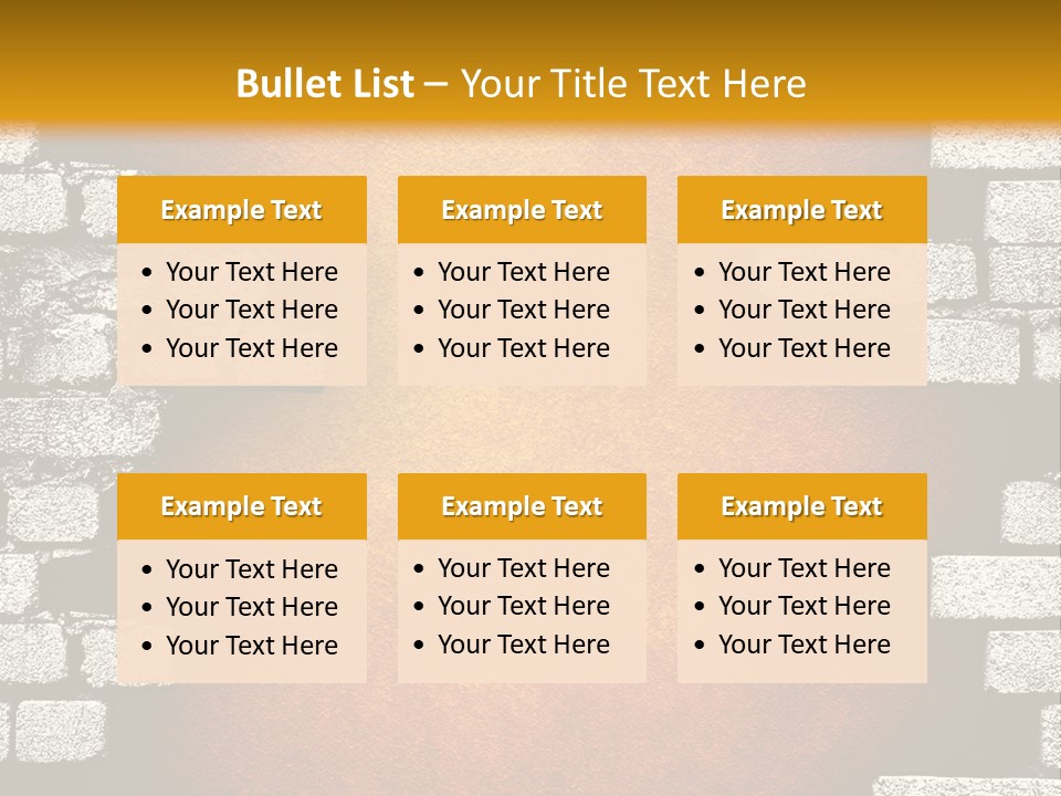 Broken Brick Wall PowerPoint Template