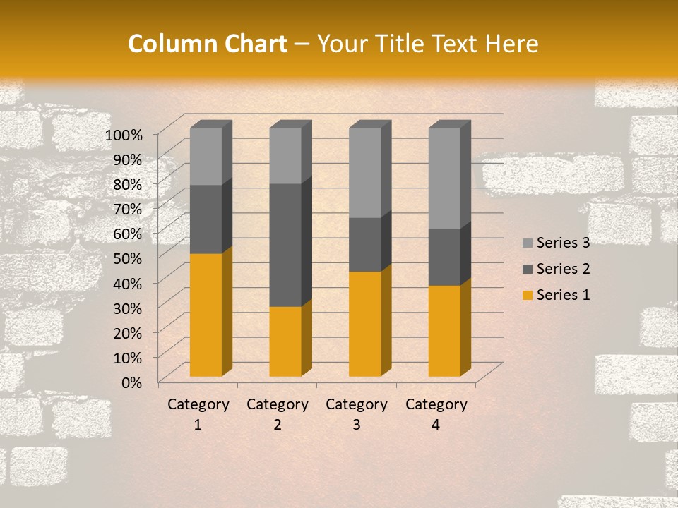 Broken Brick Wall PowerPoint Template