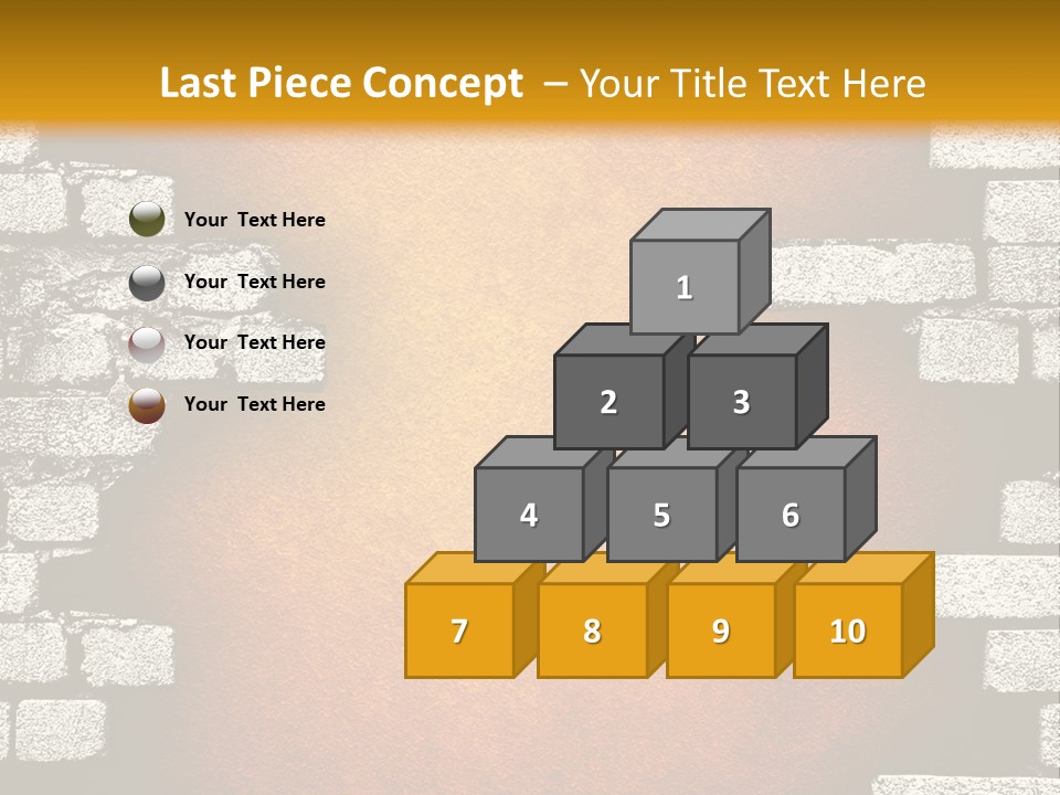 Broken Brick Wall PowerPoint Template