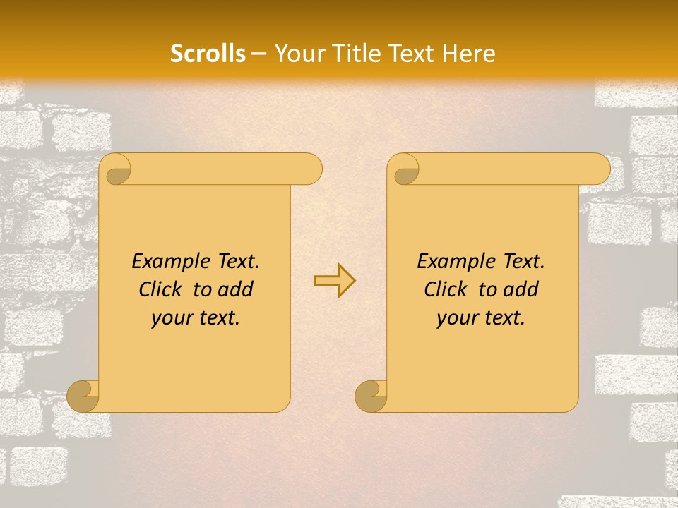 Broken Brick Wall PowerPoint Template