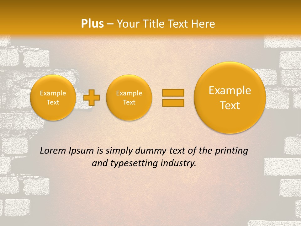 Broken Brick Wall PowerPoint Template