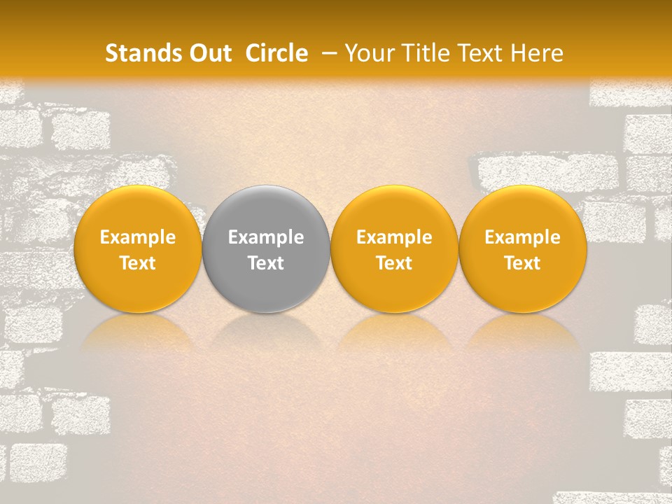 Broken Brick Wall PowerPoint Template