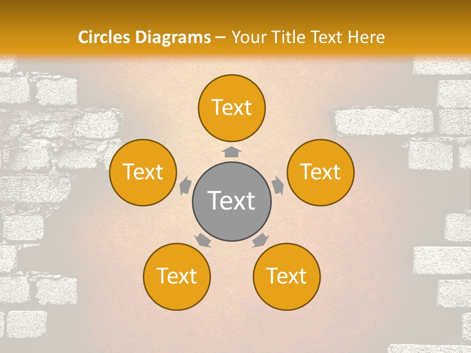 Broken Brick Wall PowerPoint Template