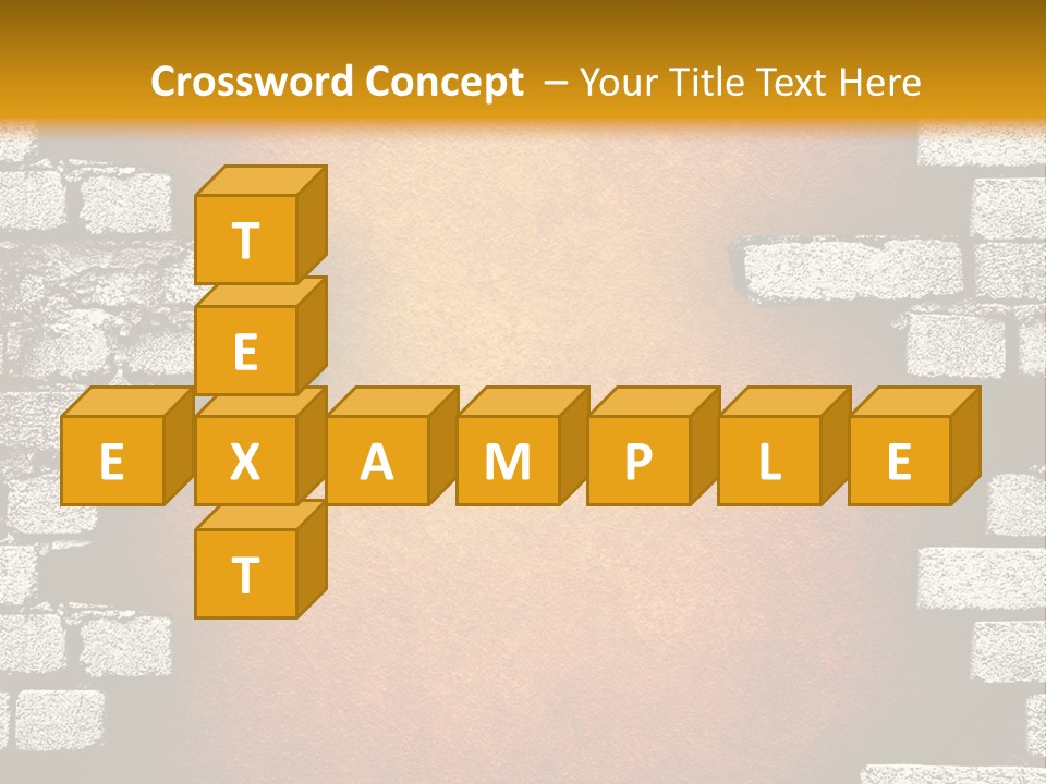 Broken Brick Wall PowerPoint Template