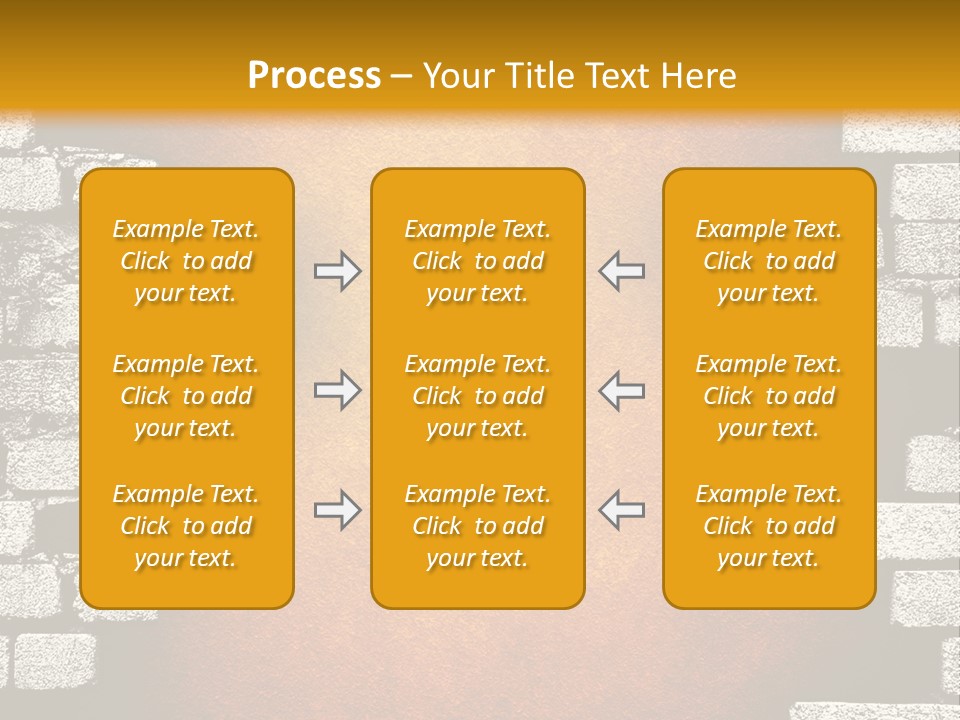 Broken Brick Wall PowerPoint Template