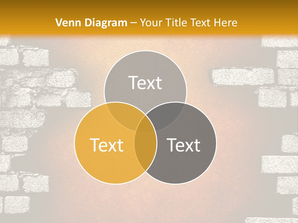 Broken Brick Wall PowerPoint Template