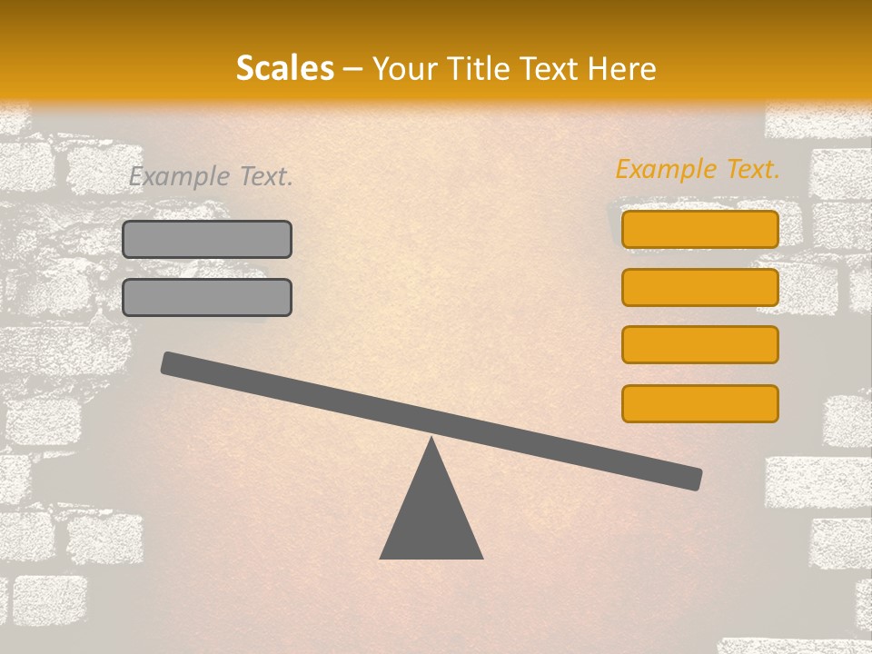 Broken Brick Wall PowerPoint Template