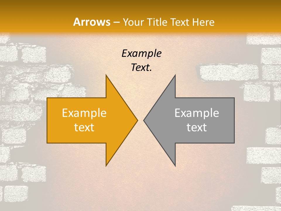 Broken Brick Wall PowerPoint Template