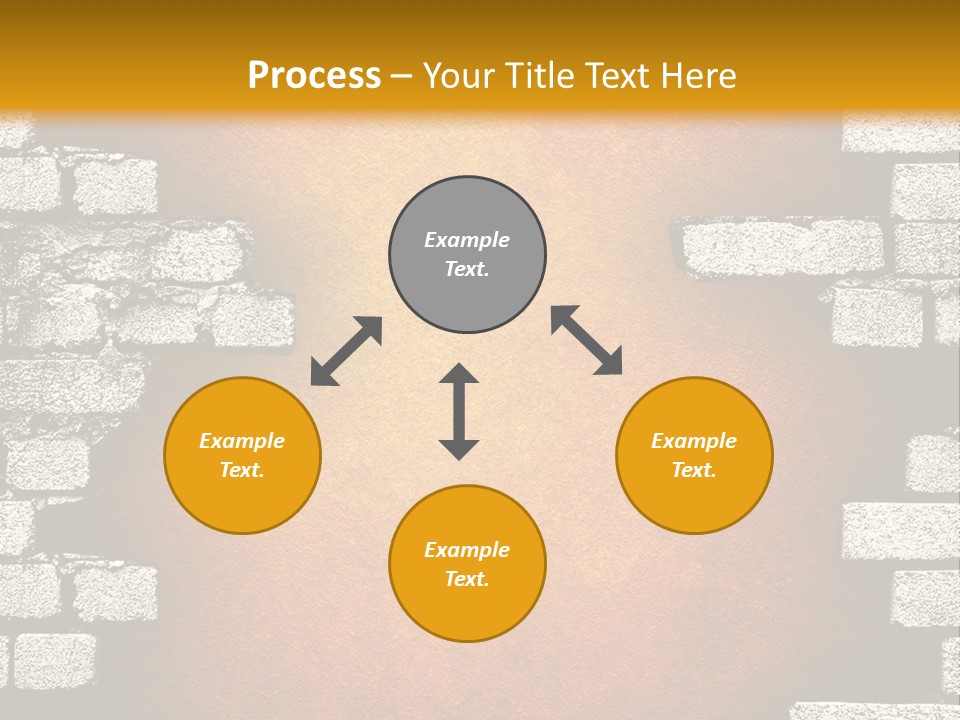 Broken Brick Wall PowerPoint Template
