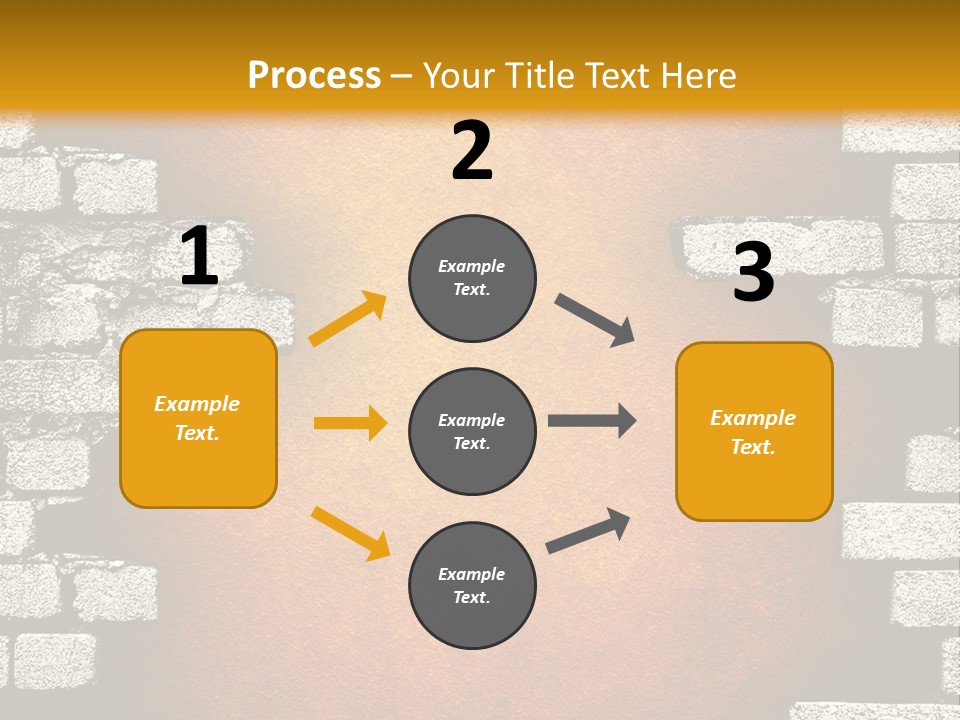 Broken Brick Wall PowerPoint Template