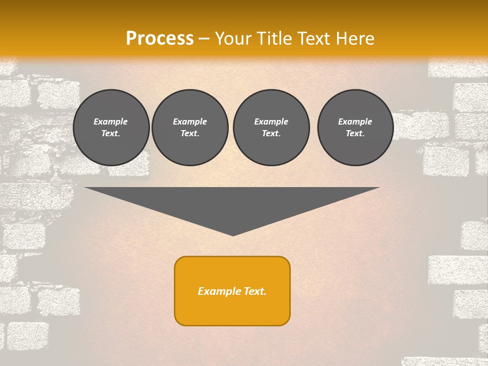 Broken Brick Wall PowerPoint Template