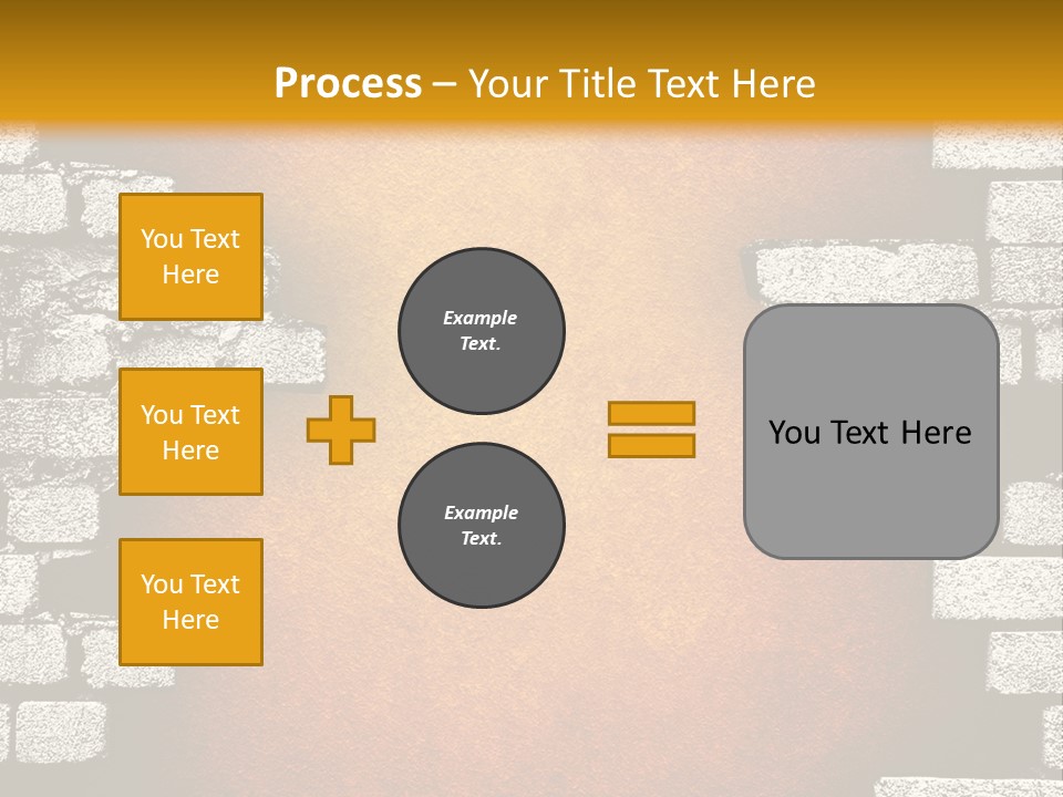 Broken Brick Wall PowerPoint Template