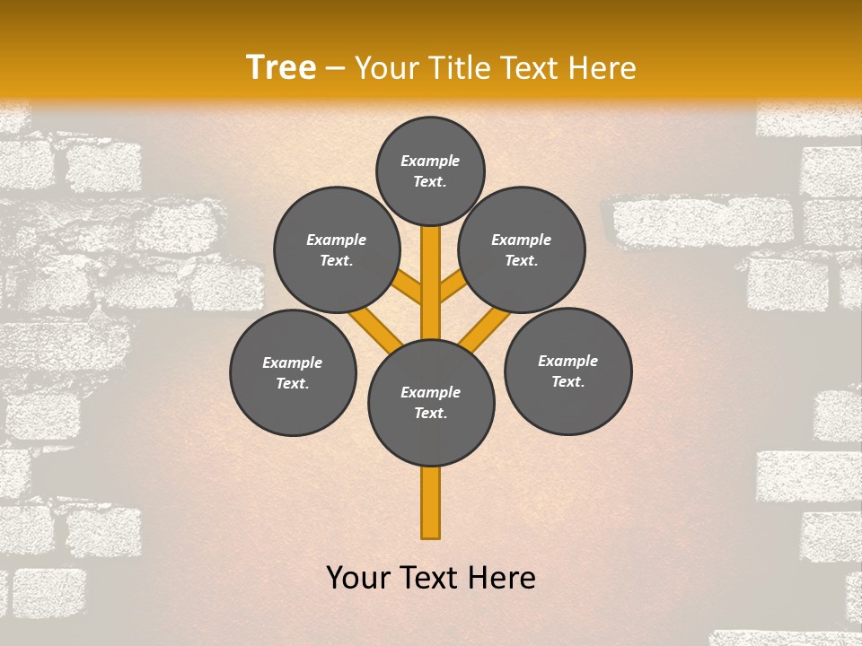 Broken Brick Wall PowerPoint Template