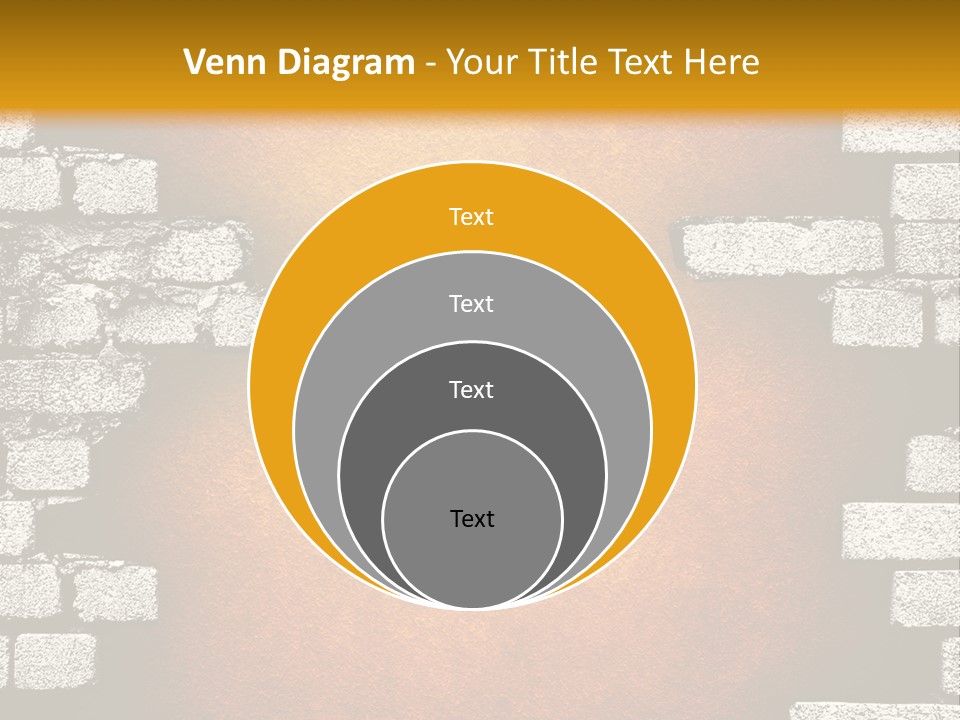 Broken Brick Wall PowerPoint Template