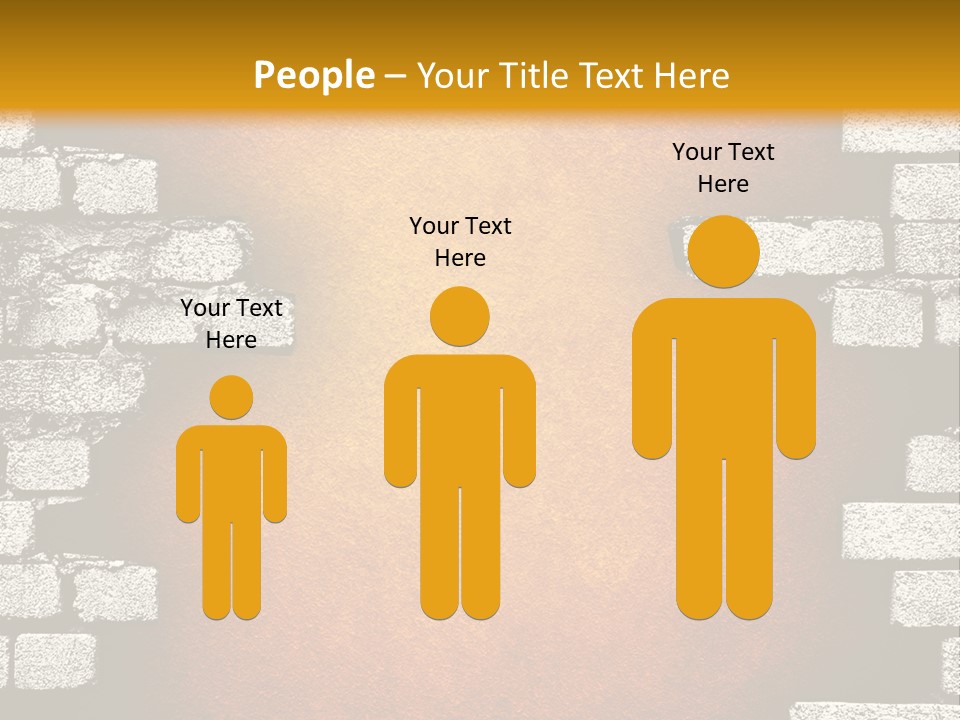 Broken Brick Wall PowerPoint Template