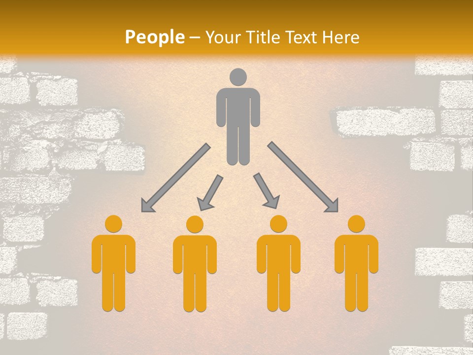 Broken Brick Wall PowerPoint Template